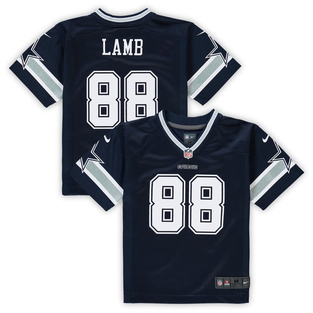 Preschool Dallas Cowboys CeeDee Lamb Nike Navy Game Jersey - Image 2