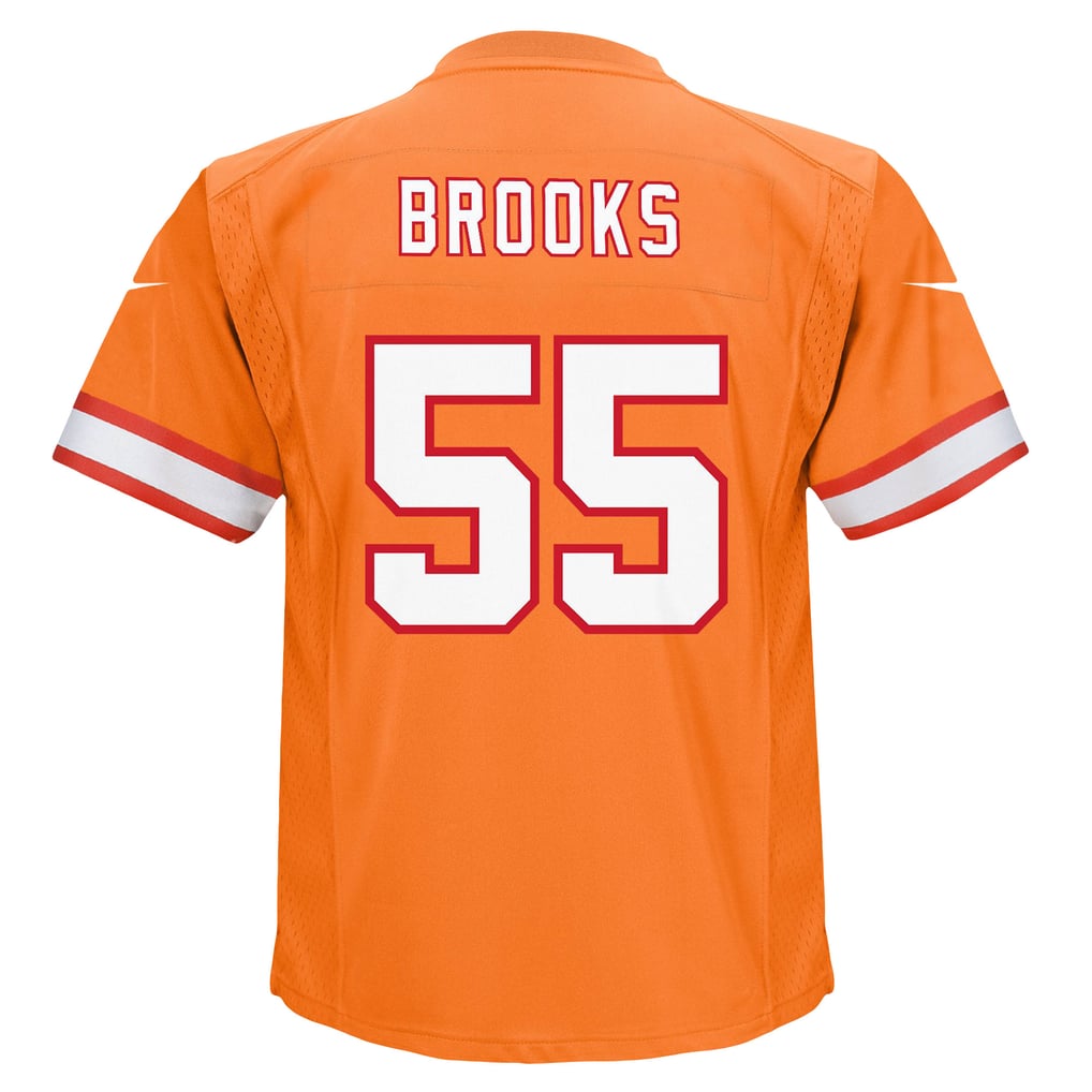 Preschool Tampa Bay Buccaneers Derrick Brooks Nike Orange Retired Player Game Jersey - Image 4