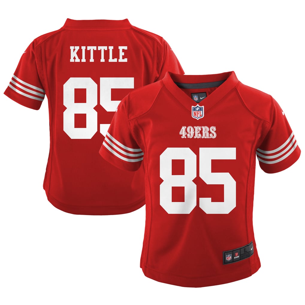 Preschool San Francisco 49ers George Kittle Nike Scarlet Game Jersey - Image 2