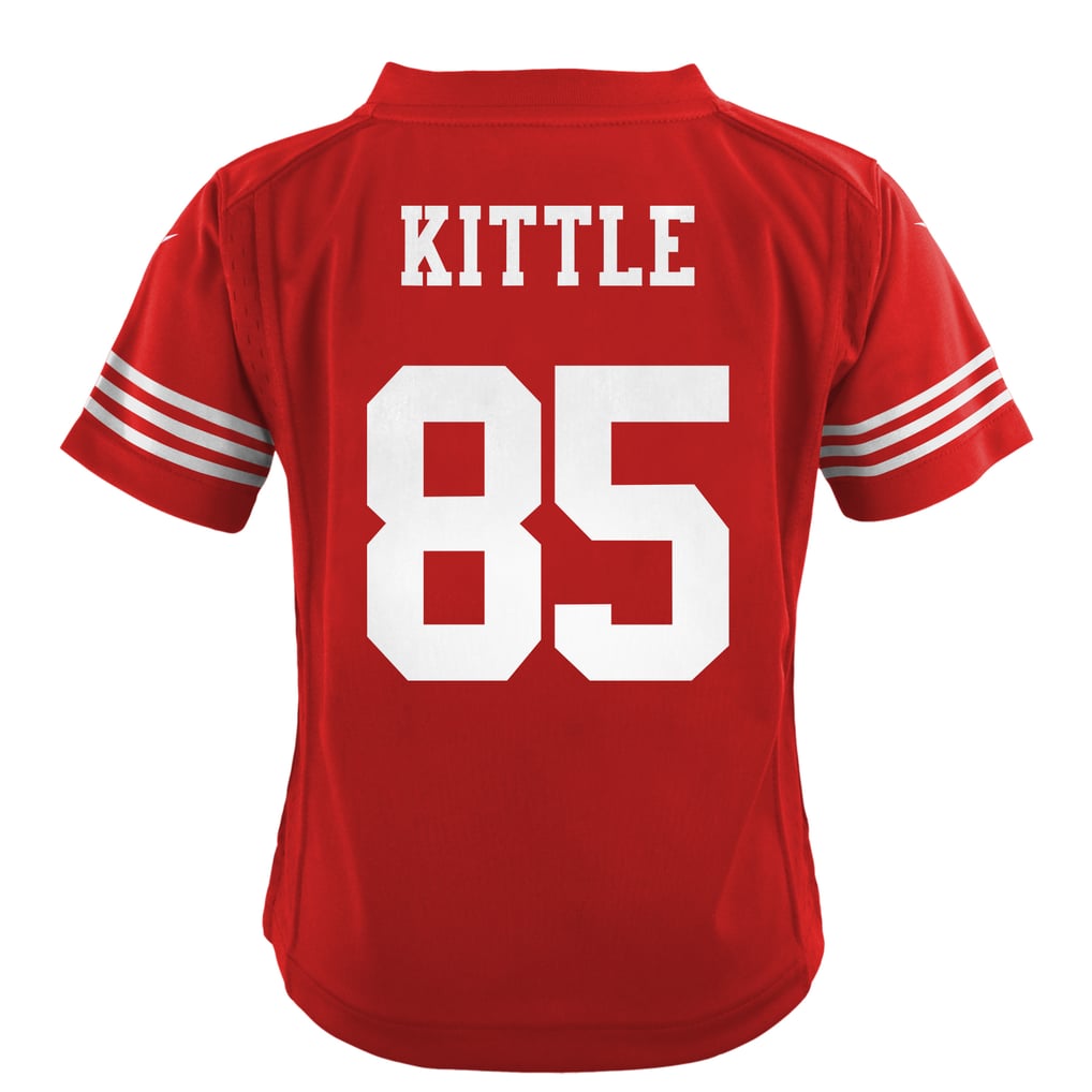 Preschool San Francisco 49ers George Kittle Nike Scarlet Game Jersey - Image 4