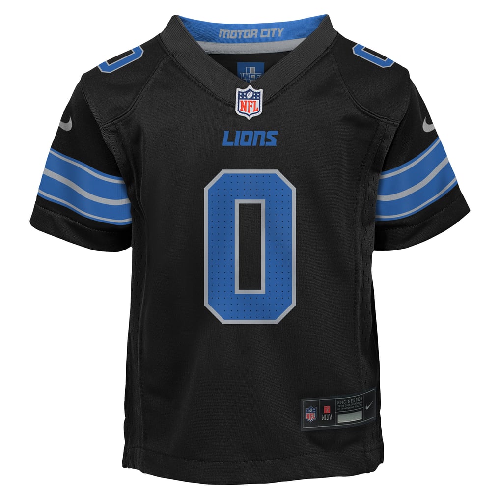 Preschool Detroit Lions Jahmyr Gibbs Nike Black Alternate Game Jersey - Image 3