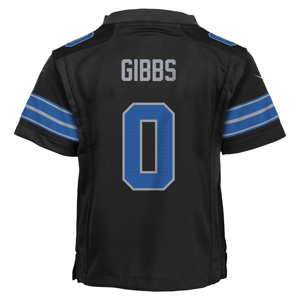 Preschool Detroit Lions Jahmyr Gibbs Nike Black Alternate Game Jersey - Image 4