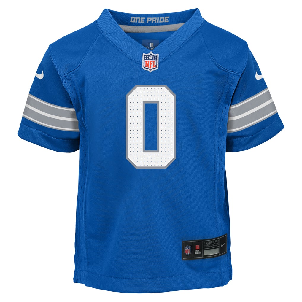 Preschool Detroit Lions Jahmyr Gibbs Nike Blue Team Player Game Jersey - Image 3