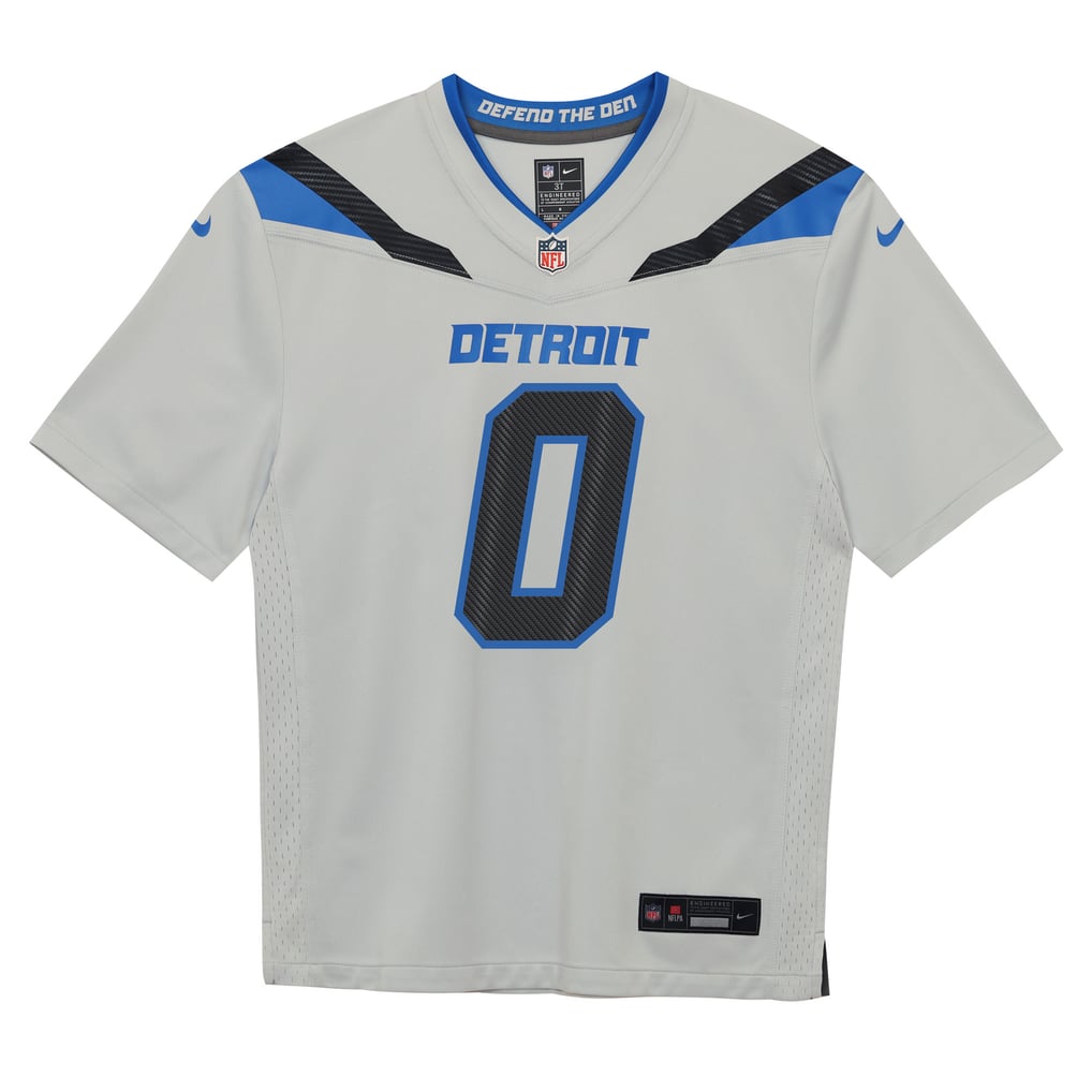 Preschool Detroit Lions Jahmyr Gibbs Nike Silver 2026 Rivalries Collection Game Jersey - Image 3