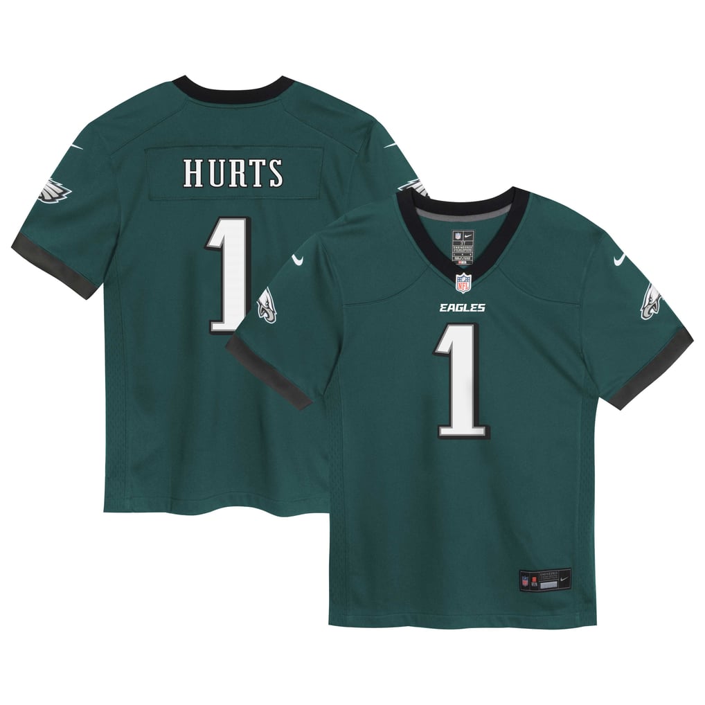 Preschool Philadelphia Eagles Jalen Hurts Nike Midnight Green Team Game Jersey - Image 2