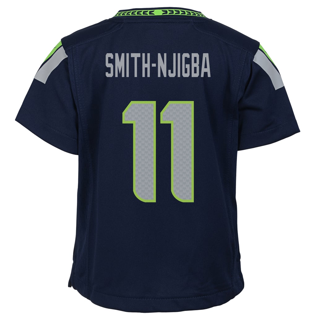 Preschool Seattle Seahawks Jaxon Smith-Njigba Nike College Navy Game Jersey - Image 4