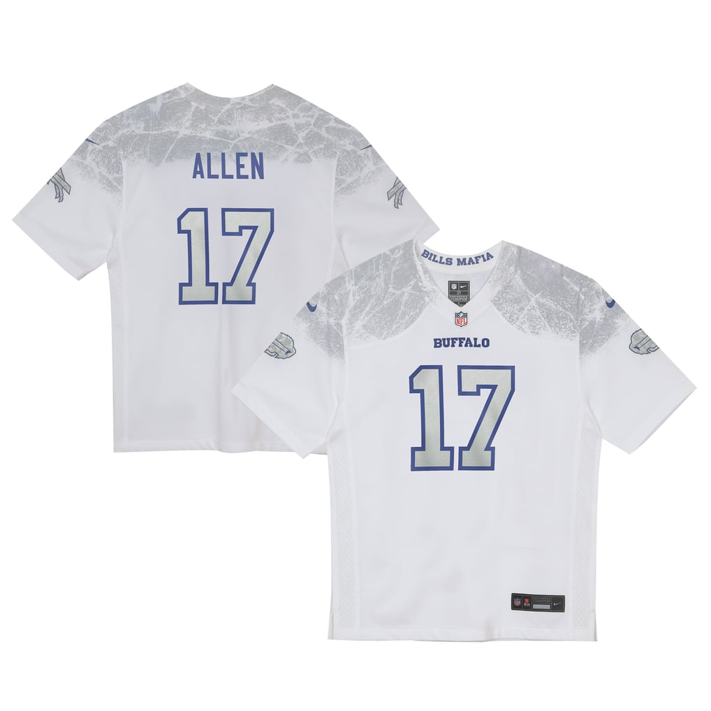Preschool Buffalo Bills Josh Allen Nike White Rivalries Collection Game Jersey - Image 1