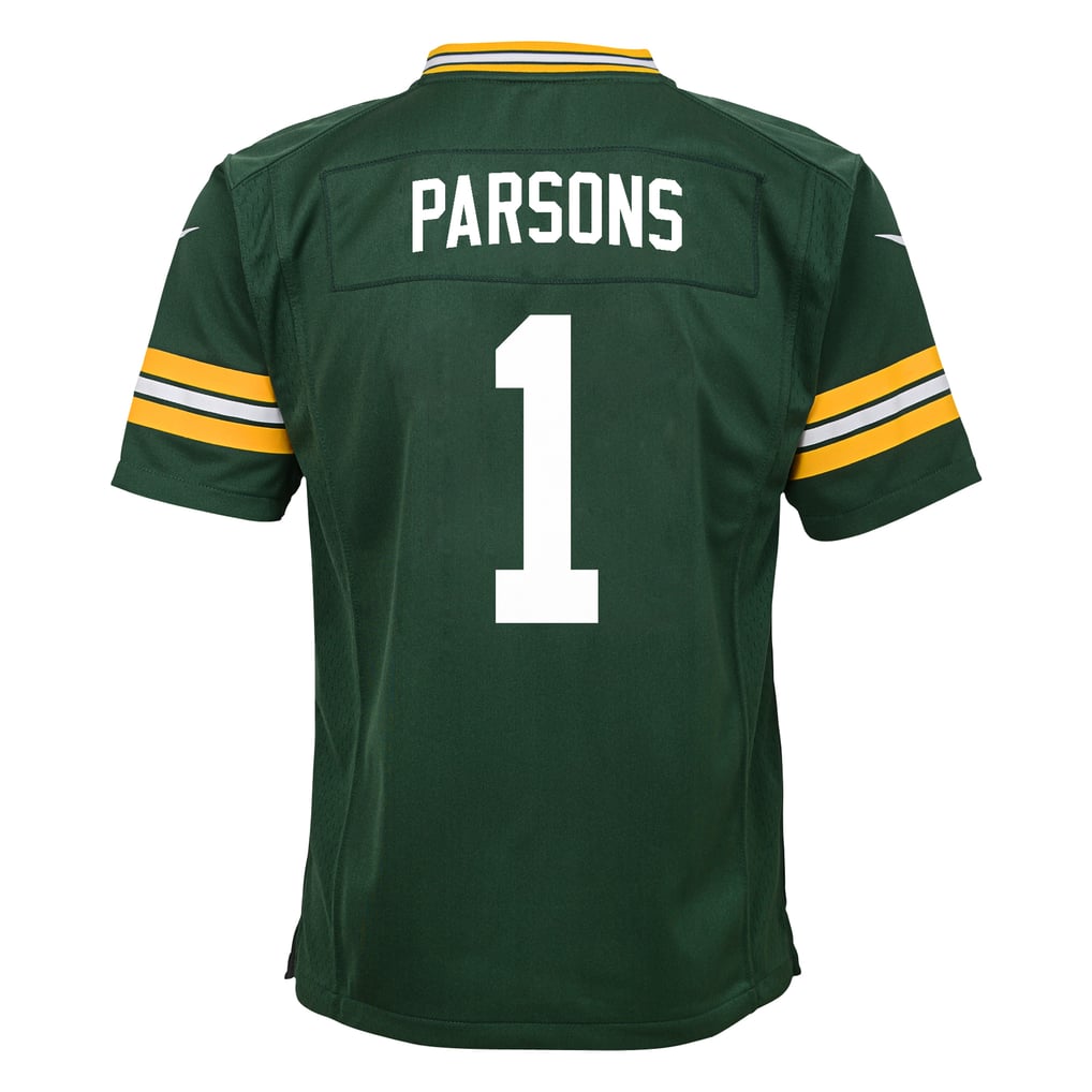 Preschool Green Bay Packers Micah Parsons Nike Green Team Game Jersey - Image 4