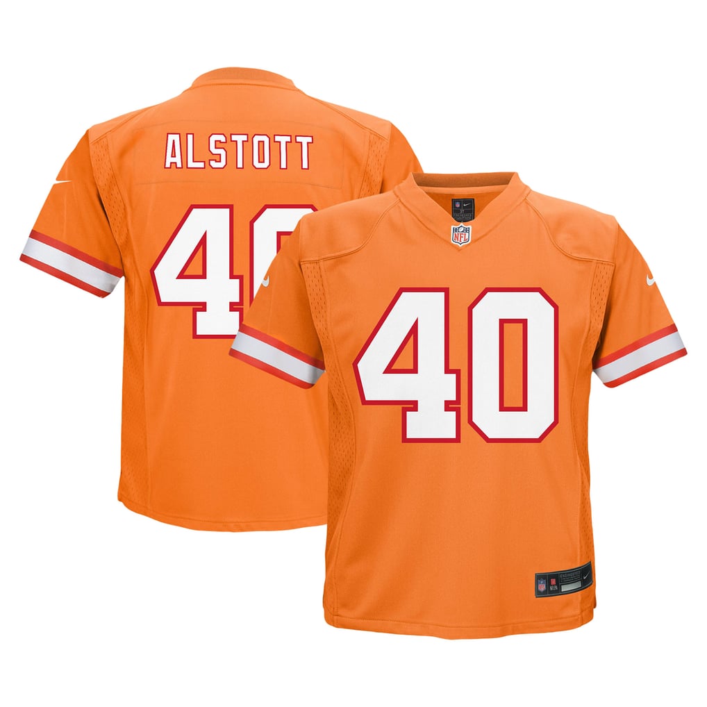Preschool Tampa Bay Buccaneers Mike Alstott Nike Orange Retired Player Game Jersey - Image 2