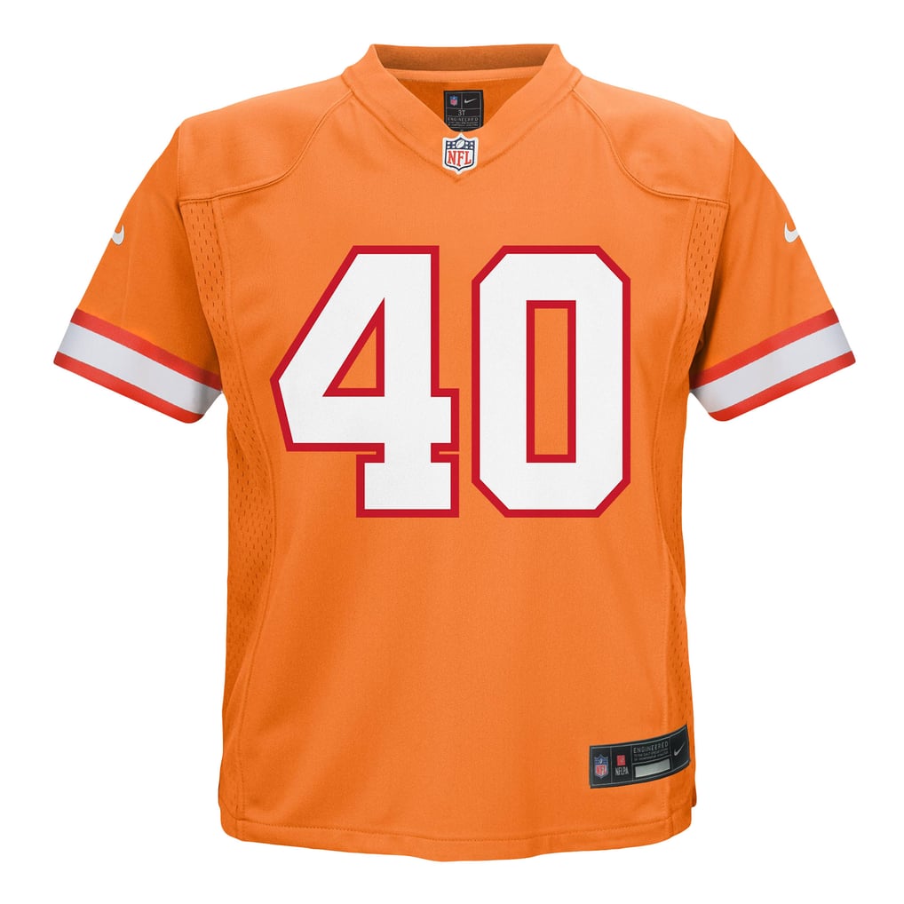 Preschool Tampa Bay Buccaneers Mike Alstott Nike Orange Retired Player Game Jersey - Image 3