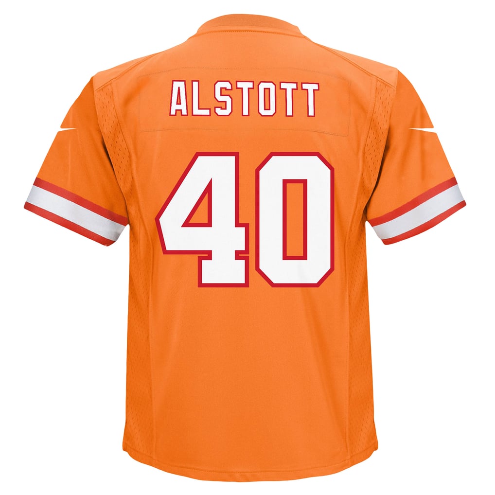 Preschool Tampa Bay Buccaneers Mike Alstott Nike Orange Retired Player Game Jersey - Image 4