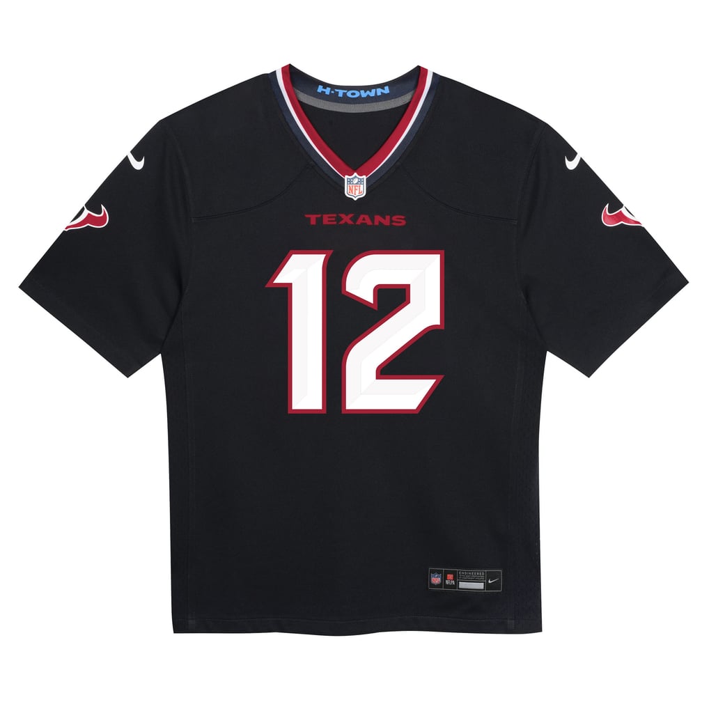 Preschool Houston Texans Nico Collins Nike Navy Team Player Game Jersey - Image 3