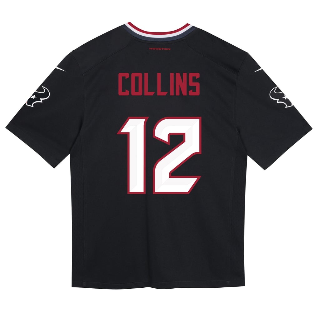 Preschool Houston Texans Nico Collins Nike Navy Team Player Game Jersey - Image 4