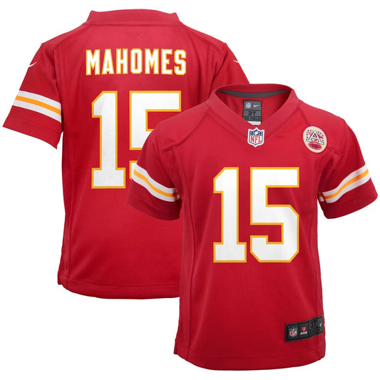 Preschool Kansas City Chiefs Patrick Mahomes Nike Red Game Jersey - Image 1