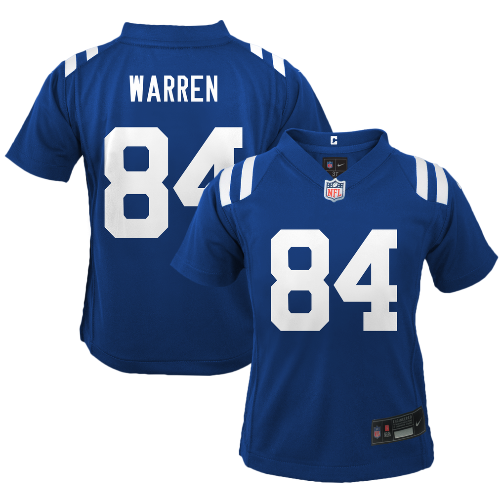 Preschool Indianapolis Colts Tyler Warren Nike Royal Team Game Jersey - Image 1