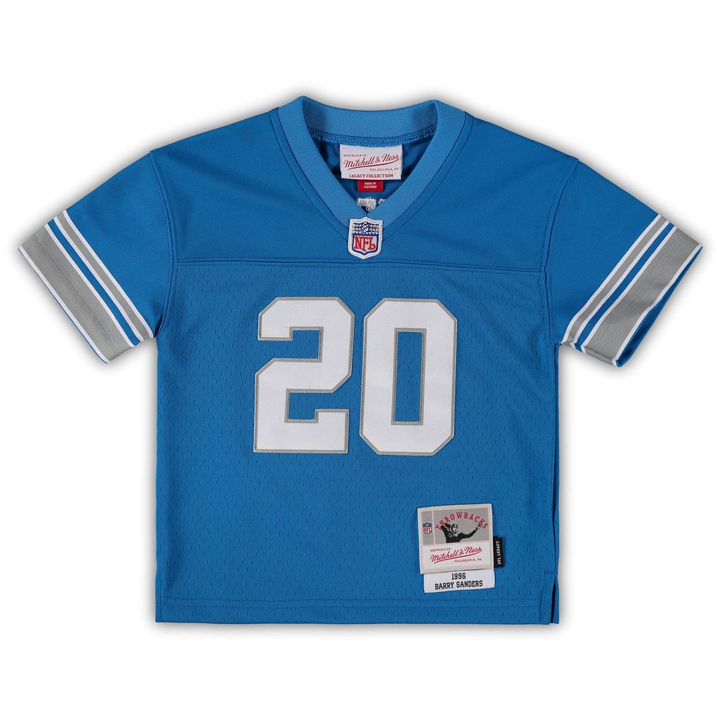 Toddler Mitchell & Ness Barry Sanders Blue Detroit Lions 1996 Retired Legacy Jersey - Image 3