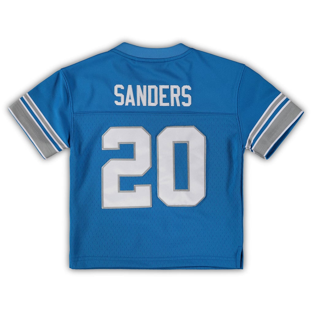 Toddler Mitchell & Ness Barry Sanders Blue Detroit Lions 1996 Retired Legacy Jersey - Image 4