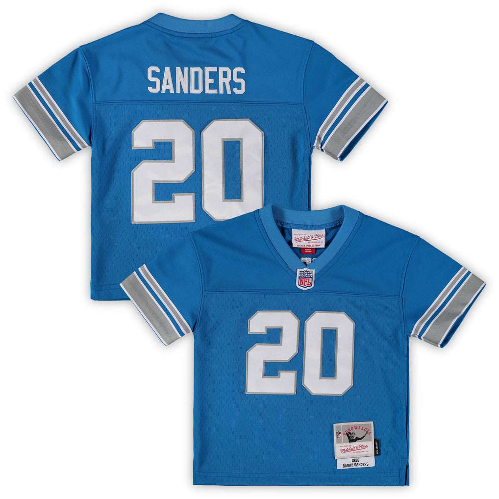 Toddler Mitchell & Ness Barry Sanders Blue Detroit Lions 1996 Retired Legacy Jersey - Image 1