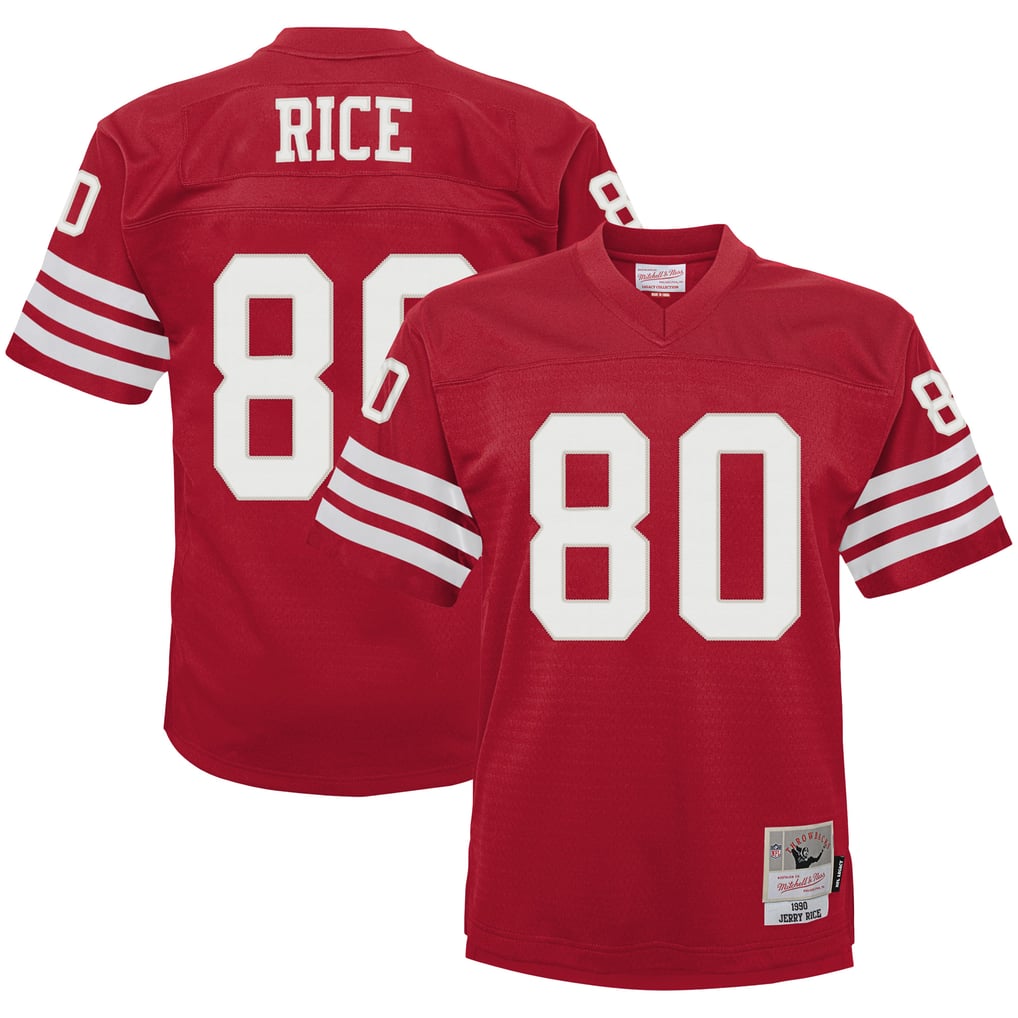 Toddler San Francisco 49ers Jerry Rice Mitchell & Ness Scarlet 1990 Retired Legacy Jersey - Image 1