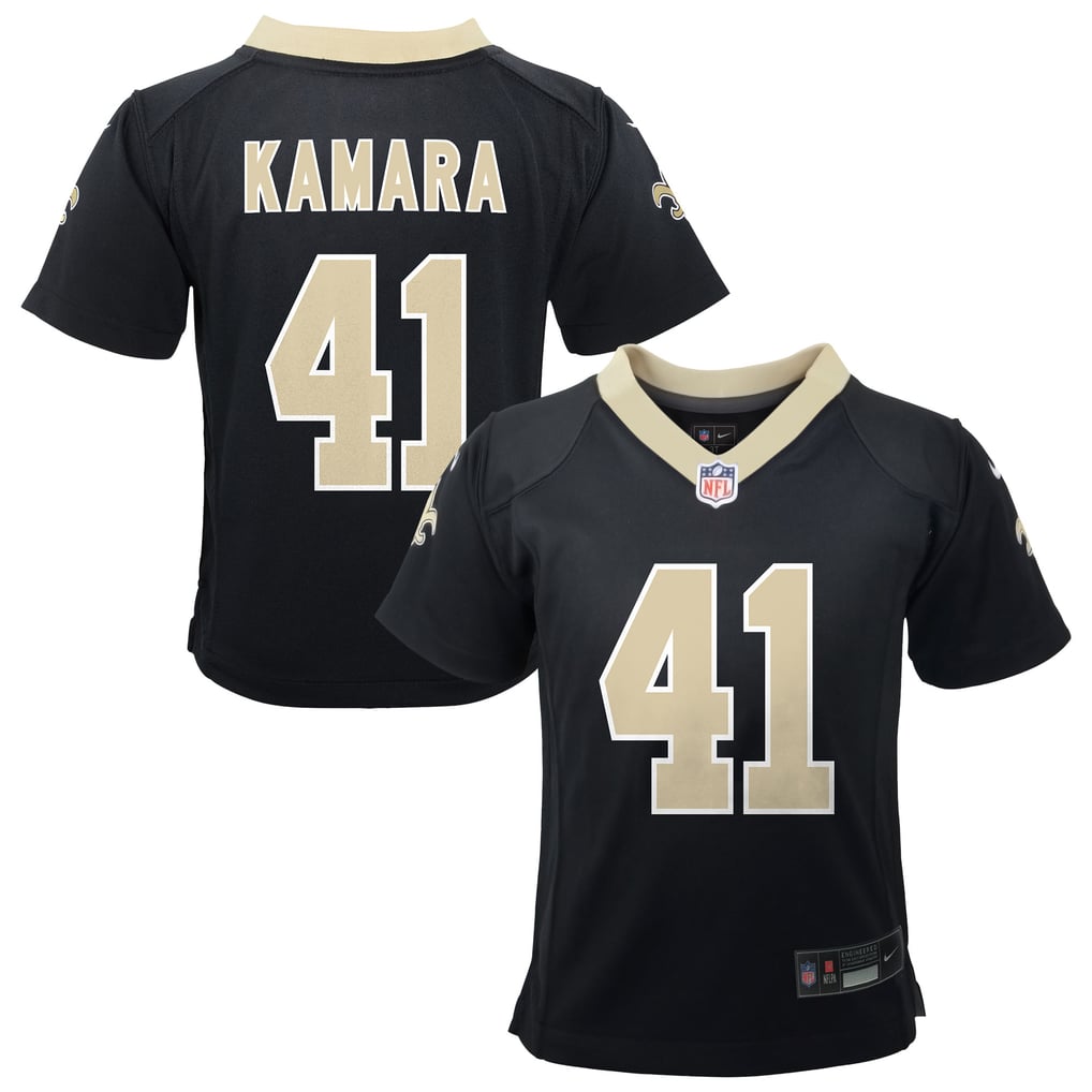 Toddler New Orleans Saints Alvin Kamara Nike Black Game Jersey - Image 2