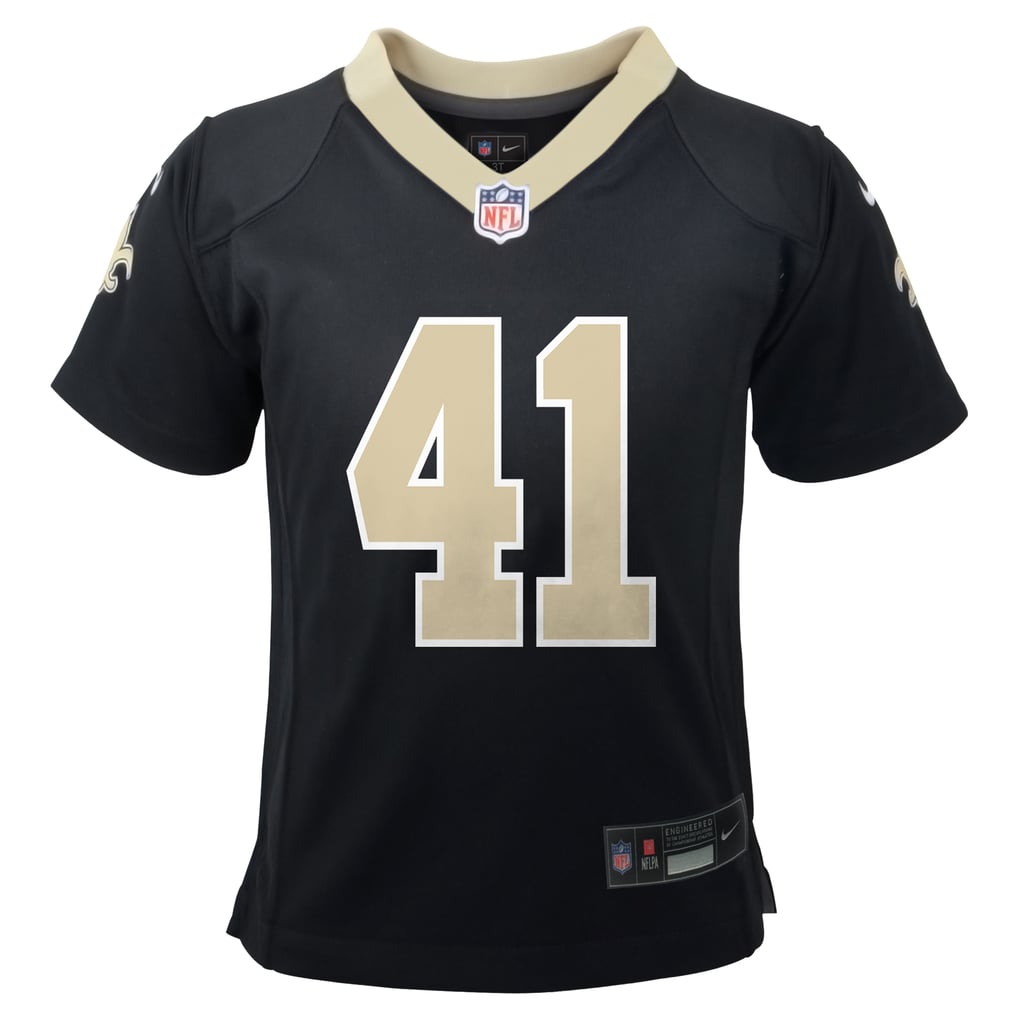 Toddler New Orleans Saints Alvin Kamara Nike Black Game Jersey - Image 3