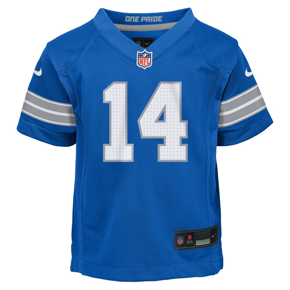 Toddler Detroit Lions Amon-Ra St. Brown Nike Blue Player Game Jersey - Image 3