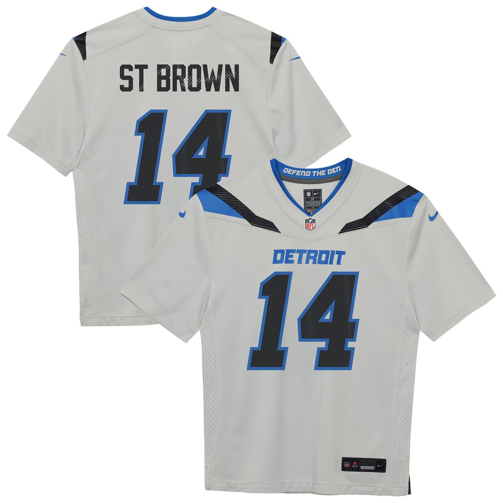 Toddler Detroit Lions Amon-Ra St. Brown Nike Silver 2026 Rivalries Collection Game Jersey - Image 2