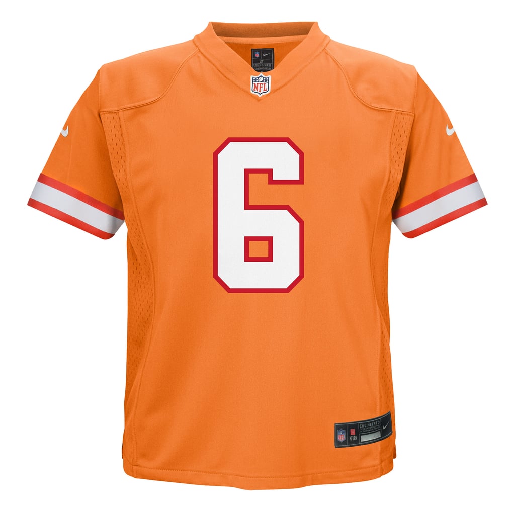 Toddler Tampa Bay Buccaneers Baker Mayfield Nike Orange Alternate Game Jersey - Image 3