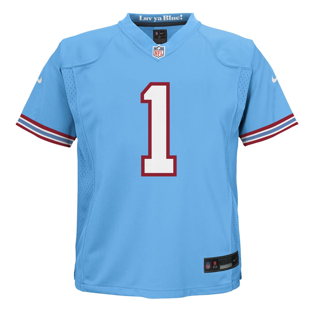 Toddler Tennessee Titans Cameron Ward Nike Light Blue Alternate 2 Game Jersey - Image 3