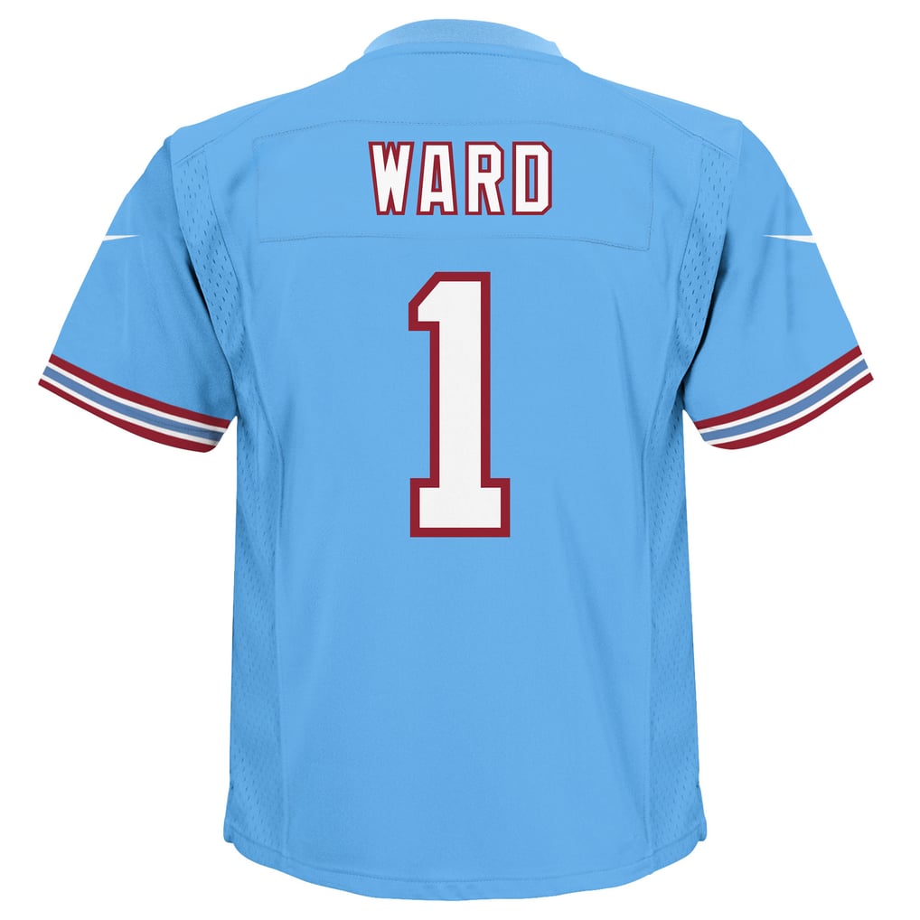 Toddler Tennessee Titans Cameron Ward Nike Light Blue Alternate 2 Game Jersey - Image 4