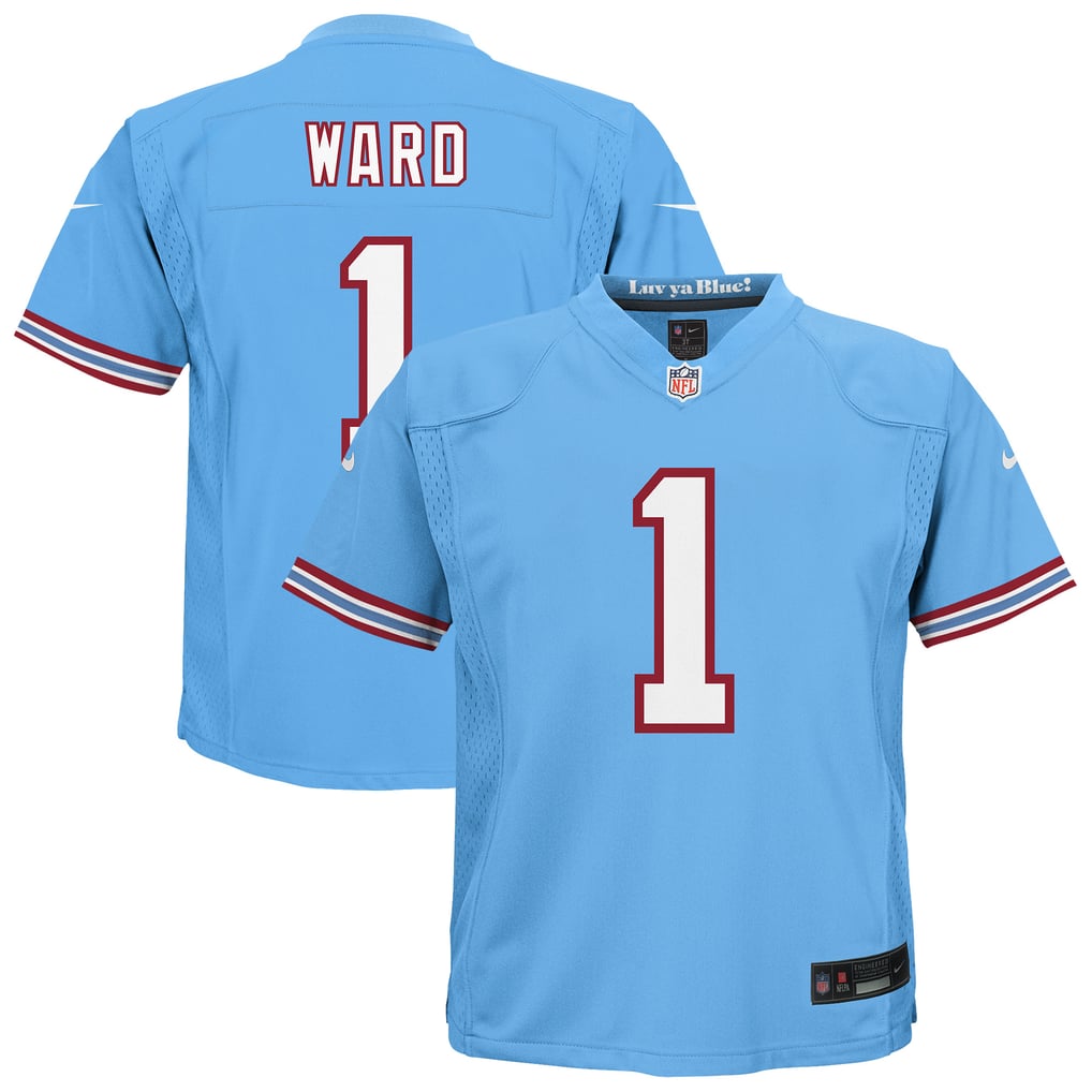 Toddler Tennessee Titans Cameron Ward Nike Light Blue Alternate 2 Game Jersey - Image 1