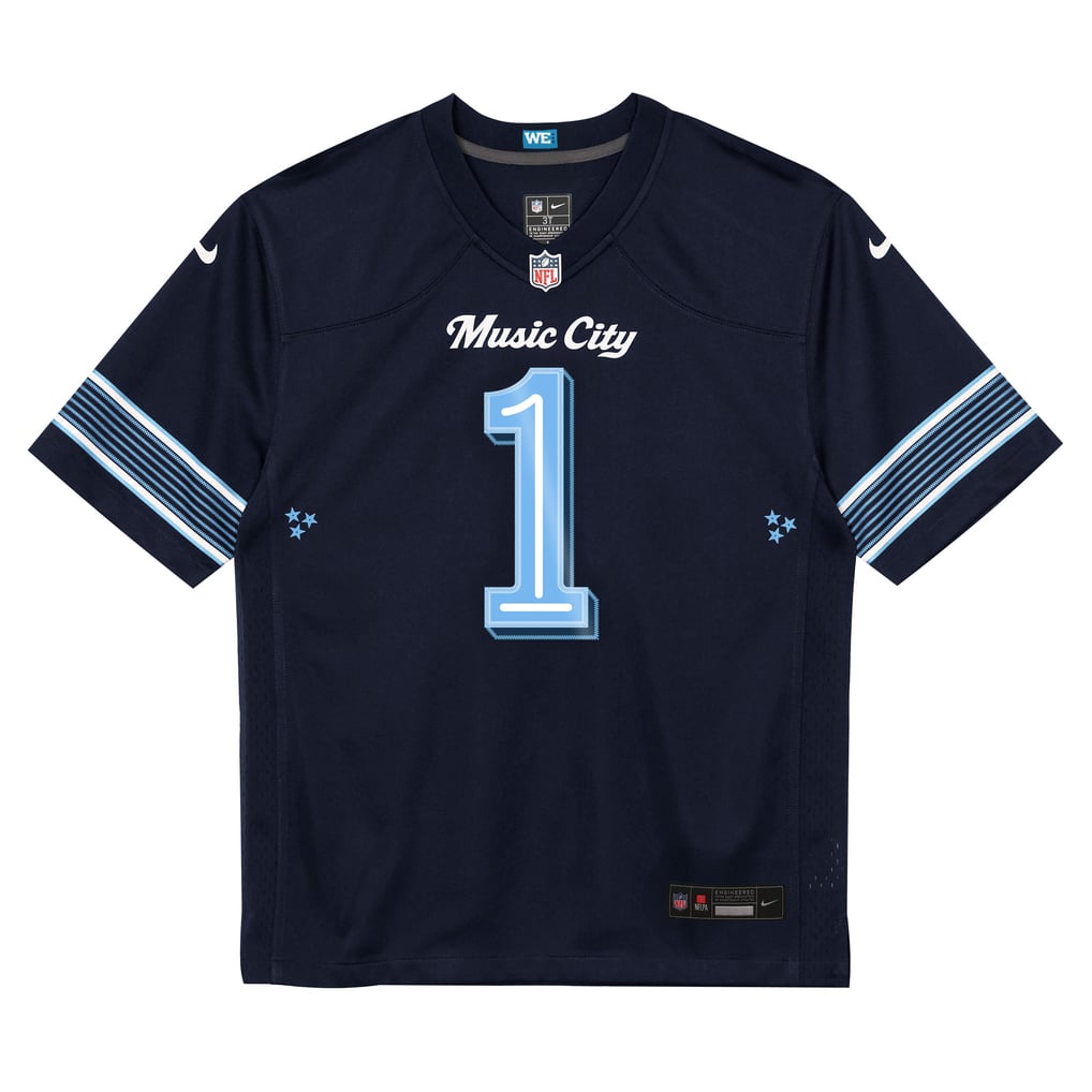 Toddler Tennessee Titans Cameron Ward Nike Navy 2026 Rivalries Collection Game Jersey - Image 3