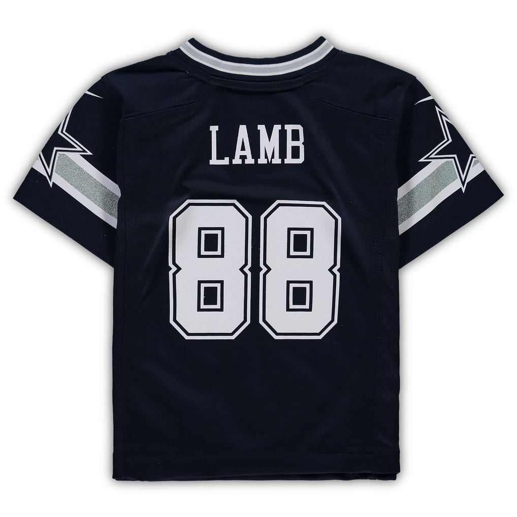 Toddler Dallas Cowboys CeeDee Lamb Nike Navy Player Game Jersey - Image 4