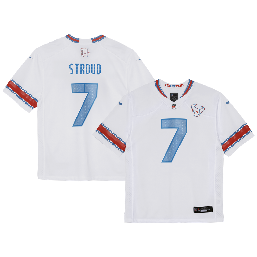 Toddler Houston Texans C.J. Stroud Nike White 2026 Rivalries Collection Game Jersey - Image 2