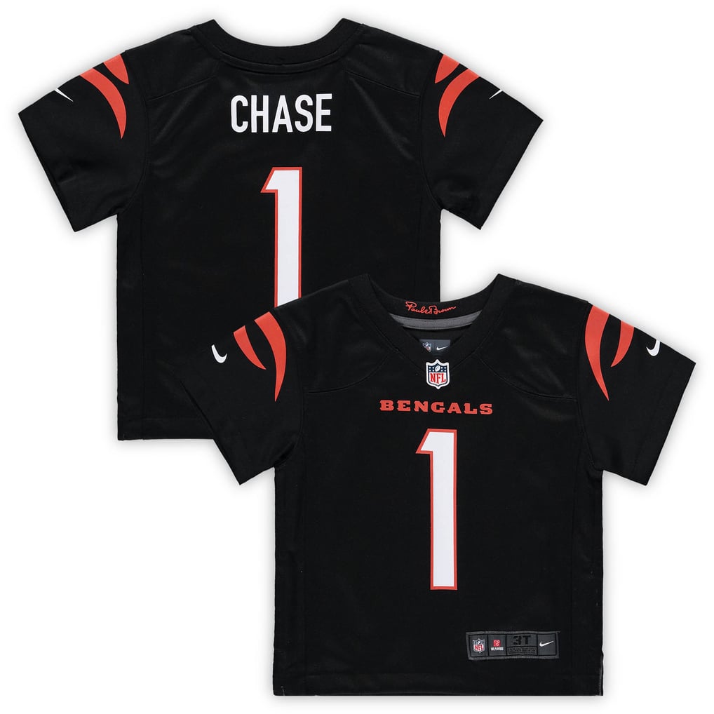 Toddler Cincinnati Bengals Ja'Marr Chase Nike Black Game Jersey - Image 1