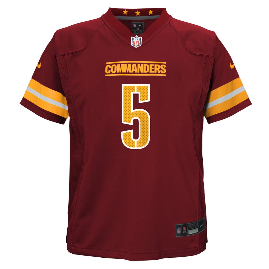 Toddler Washington Commanders Jayden Daniels Nike Burgundy Game Jersey - Image 3