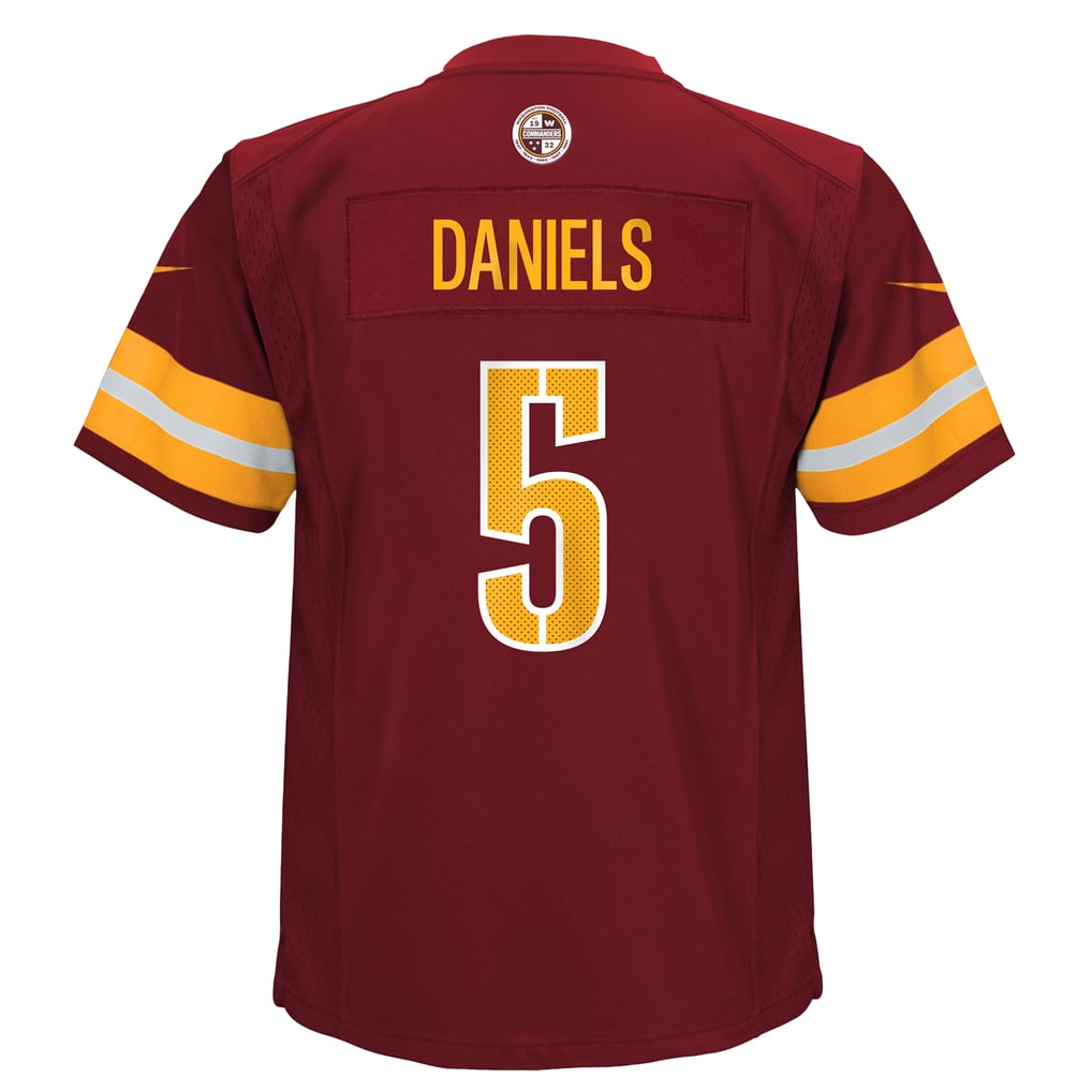 Toddler Washington Commanders Jayden Daniels Nike Burgundy Game Jersey - Image 4