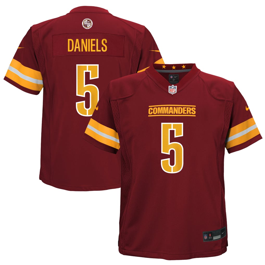 Toddler Washington Commanders Jayden Daniels Nike Burgundy Game Jersey - Image 1