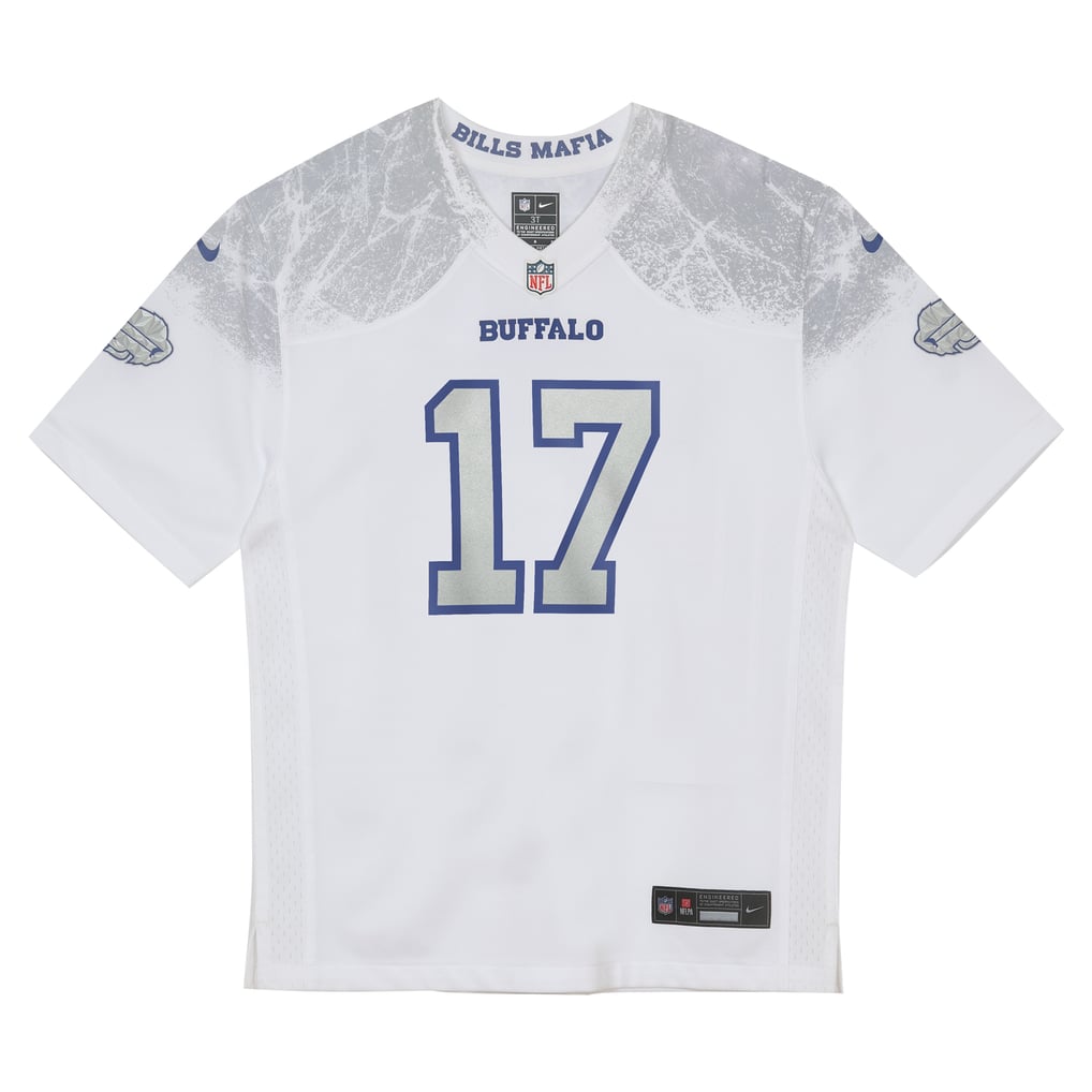 Toddler Buffalo Bills Josh Allen Nike White 2025 Rivalries Collection Game Jersey - Image 3