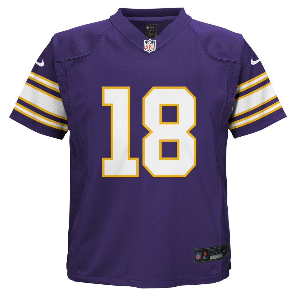 Toddler Minnesota Vikings Justin Jefferson Nike Purple Alternate Game Jersey - Image 3