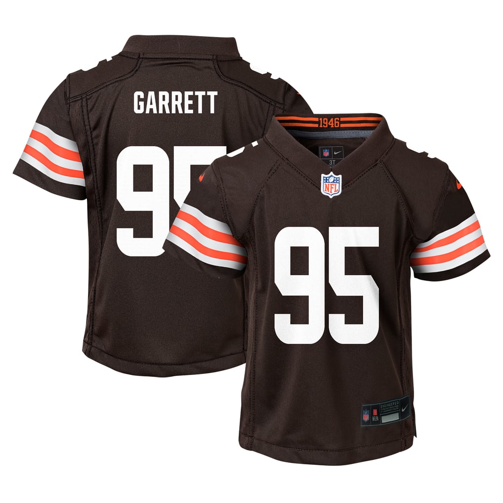 Toddler Cleveland Browns Myles Garrett Nike Brown Game Jersey - Image 1