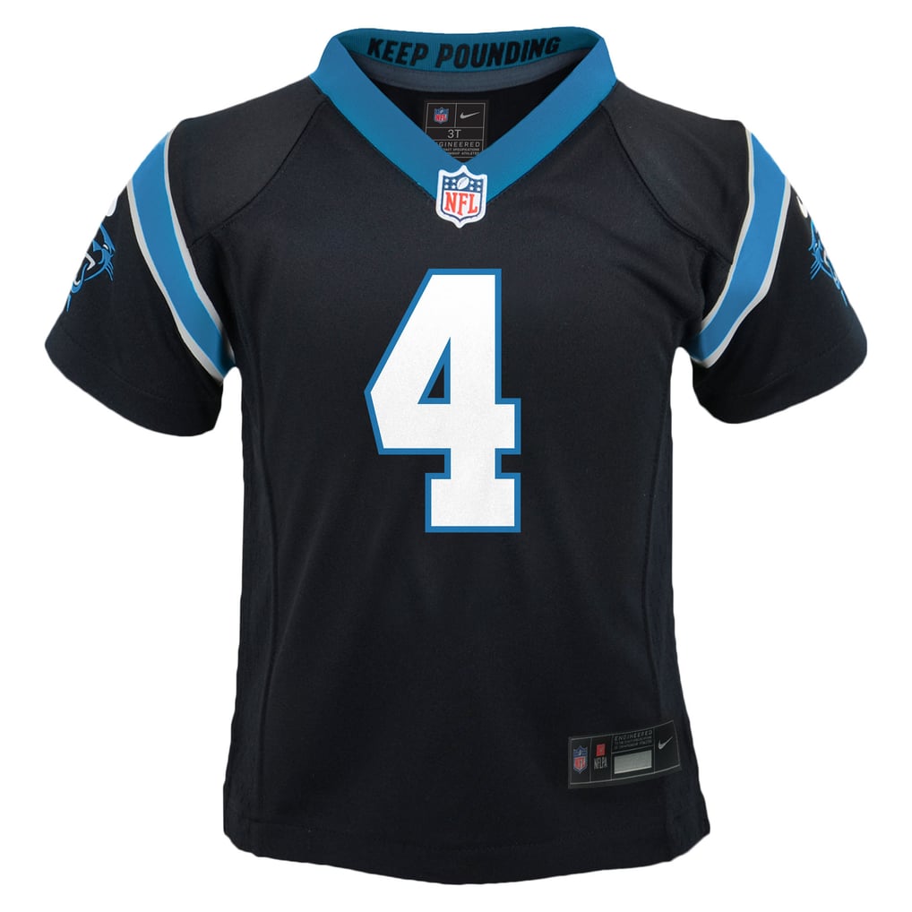 Toddler Carolina Panthers Tetairoa McMillan Nike Black Game Jersey - Image 3