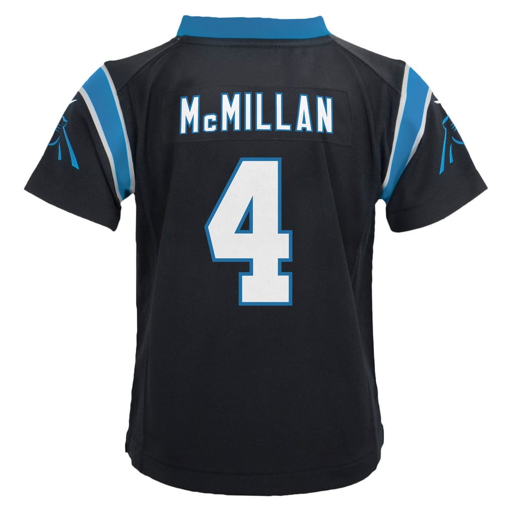 Toddler Carolina Panthers Tetairoa McMillan Nike Black Game Jersey - Image 4