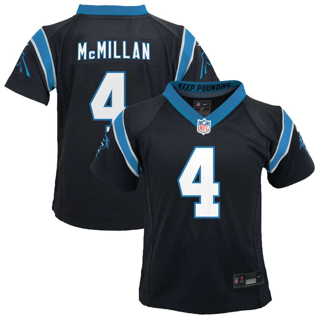 Toddler Carolina Panthers Tetairoa McMillan Nike Black Game Jersey - Image 1