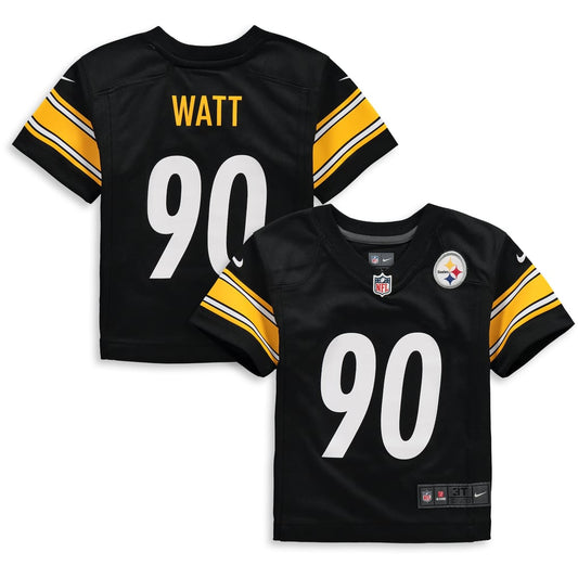 Toddler Pittsburgh Steelers T.J. Watt Nike Black Game Jersey - Image 1