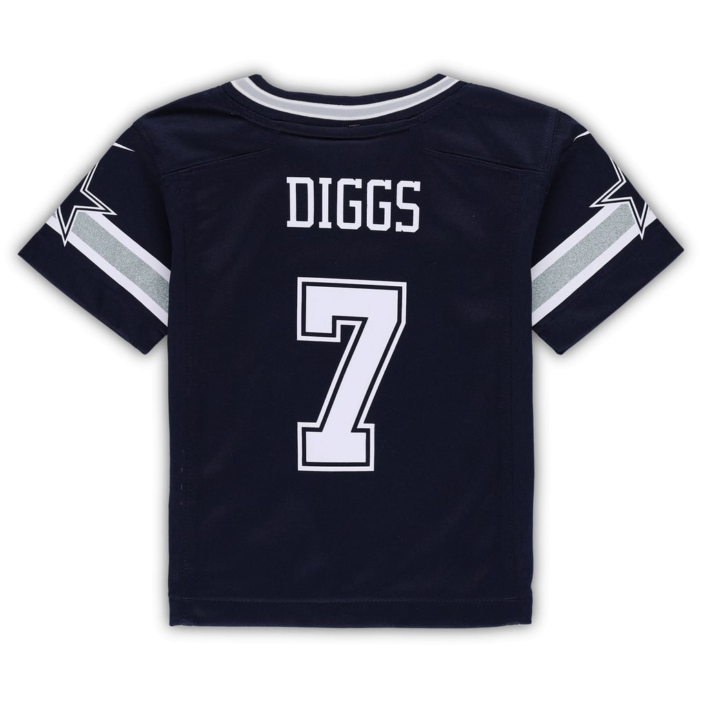 Toddler Dallas Cowboys Trevon Diggs Nike Navy Game Jersey - Image 4
