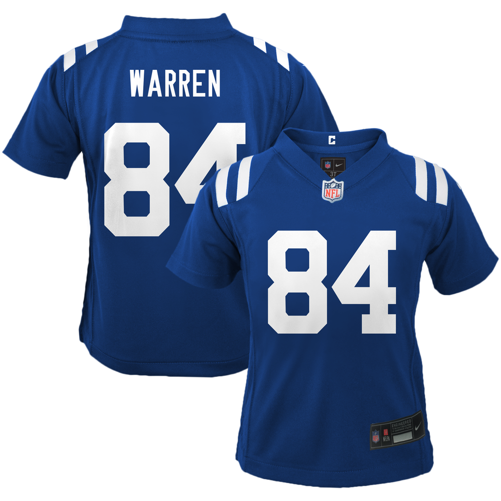 Toddler Indianapolis Colts Tyler Warren Nike Royal Team Game Jersey - Image 2