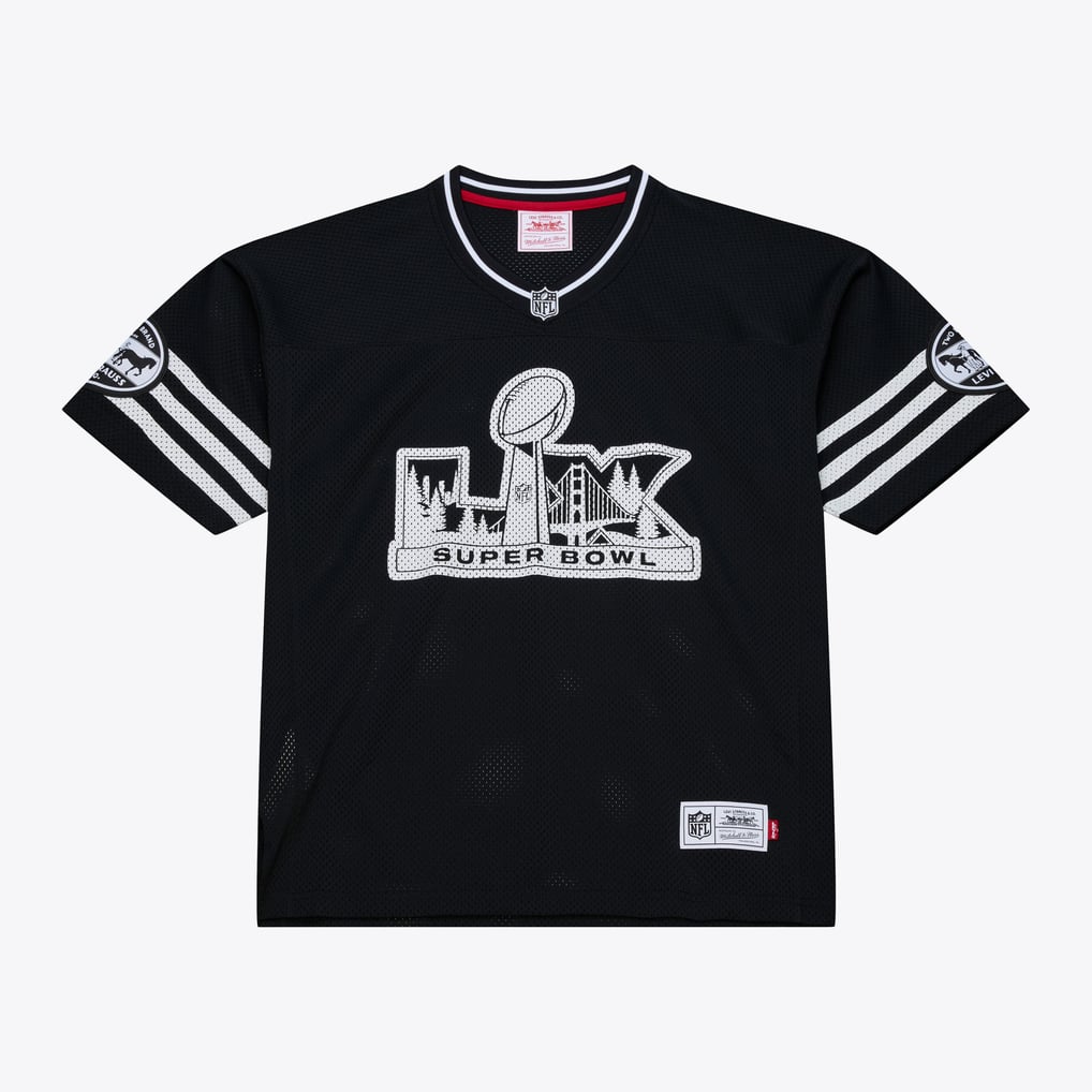 Unisex Super Bowl LX Mitchell & Ness x Levi's Black Legacy Jersey - Image 2