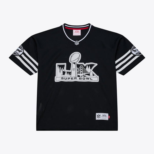 Unisex Super Bowl LX Mitchell & Ness x Levi's Black Legacy Jersey - Image 1