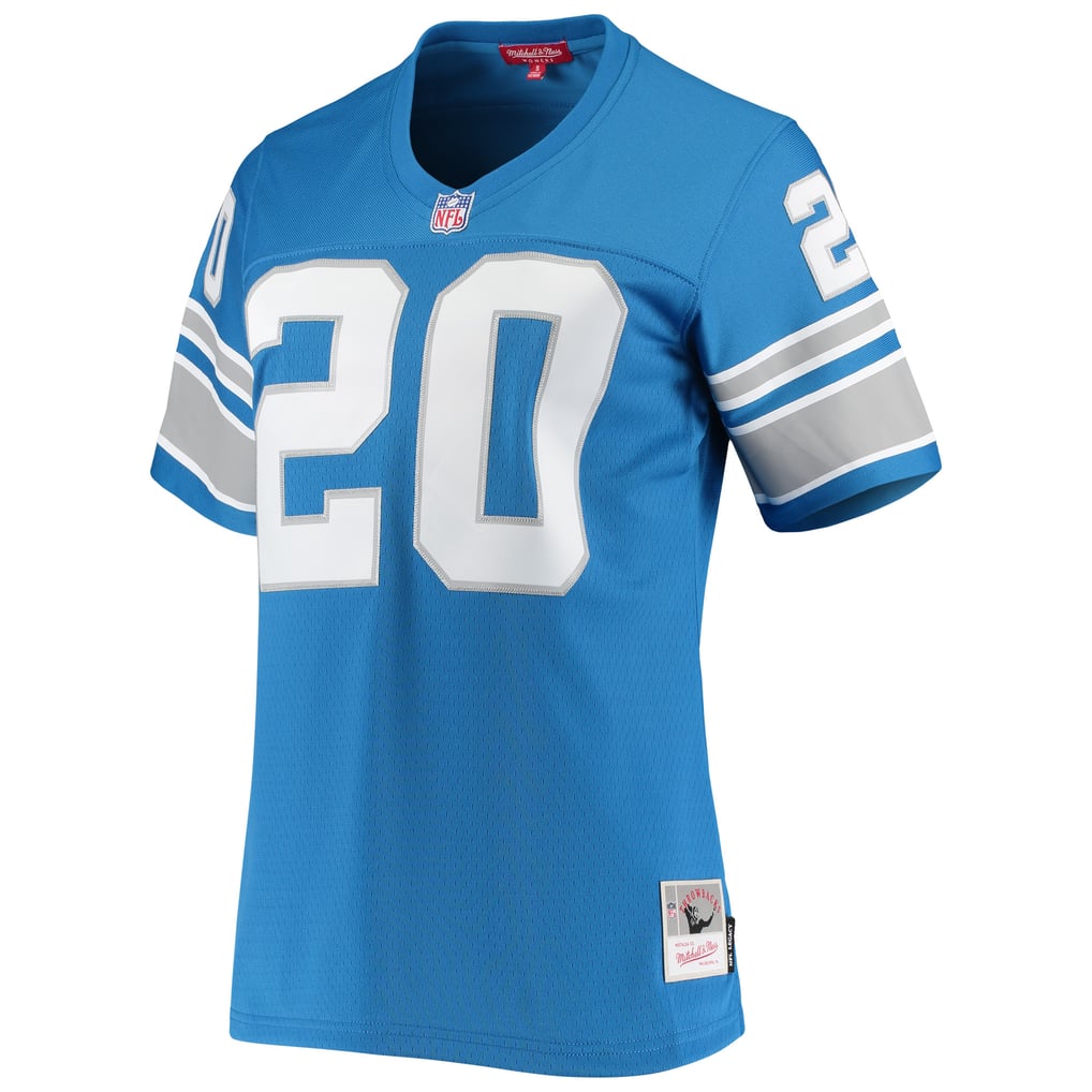Women's Detroit Lions Barry Sanders Mitchell & Ness Blue 1996 Legacy Replica Jersey - Image 3